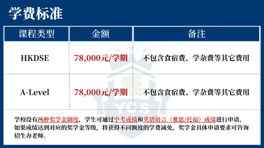 珠海英華國際課程學(xué)費(fèi)
